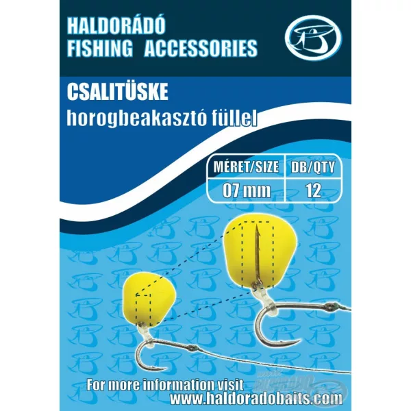 Haldorádó Ködernadel mit Hakeneinhängeöse 7 mm