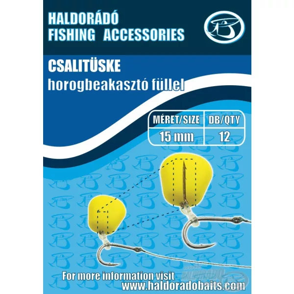 Haldorádó Köderdorn mit Hakenöse 15 mm