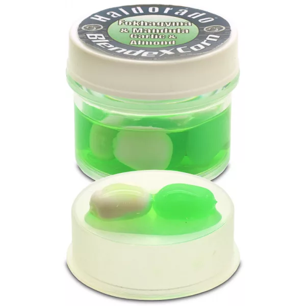 Haldorádó BlendexCorn Knoblauch-Mandel 10 Stück/Tiegel 10mm Gummimais