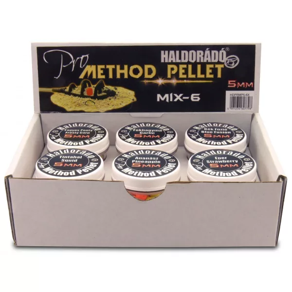 Haldorádó Pro Method Pellet 5mm - -MIX-6 / 6 Geschmacksrichtungen in einer Box