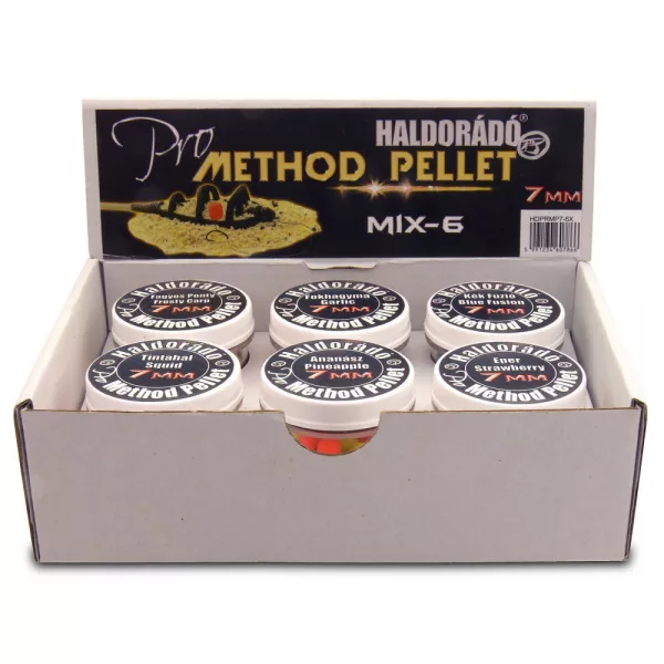 Haldorádó Pro Method Pellet 7mm - -MIX-6 / 6 Geschmacksrichtungen in einer Box
