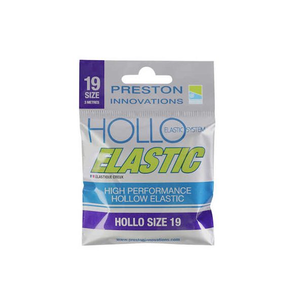 Preston Hollo Elastic Size 19 Hohlgummi