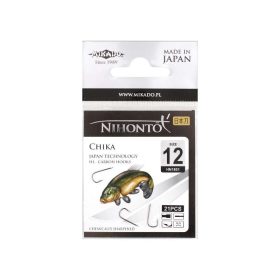   Mikado Nihonto Chika 17 Brassenhaken mit Plättchen und Widerhaken 22db