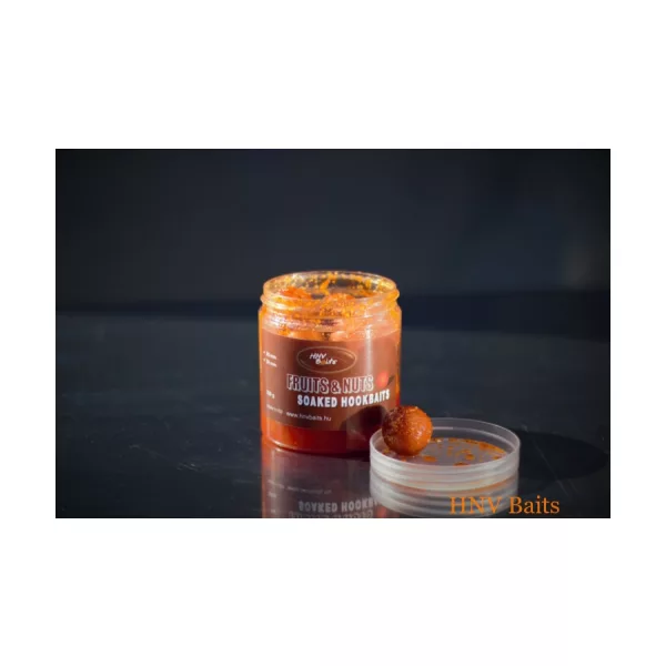 HNV Baits Früchte & Nüsse 24mm Voreingeweichter Hakenköder 220gr