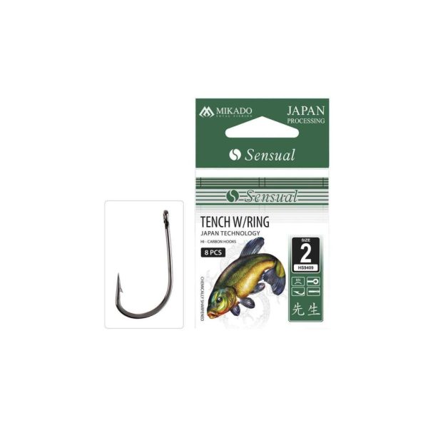 Mikado Sensual Tench W/Ring 10 Schleienhaken mit Widerhaken 10 Stk.