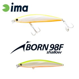  Ima iBorn 98F Shallow 9,8cm 13gr 002 Chart Back Pearl Wobbler
