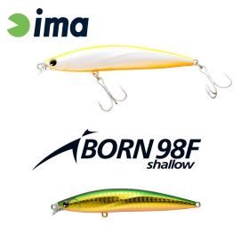 Ima iBorn 98F Shallow 9,8cm 13gr 008 Green Gold Wobbler