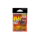 Decoy Worm25 Kg Hook Wide 5/0 Ns Schwarz Widerhaken, Öhr Offset-Haken 4 Stk.