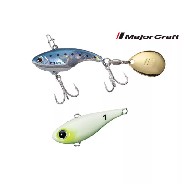 Major Craft Jigpara Spin 3,9cm 12gr #019 All Glow Kunstköder