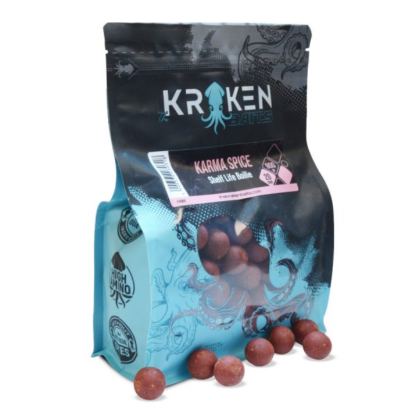 The Kraken Baits Karma Spice Shelf Life Würzige 20mm Boilies 900gr