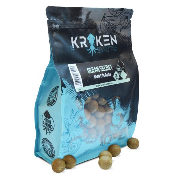 The Kraken Baits Ocean Secret Shelf Life Fisch-Muschel 20mm Boilie 900gr
