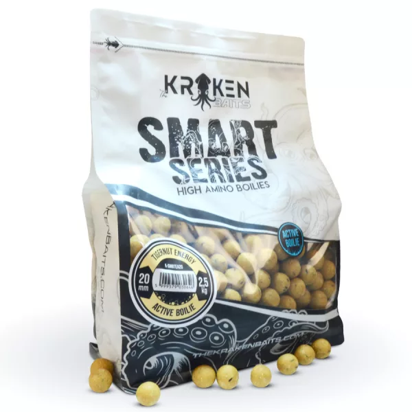 The Kraken Baits Smart Series Tigernut Energy Active 20mm Boilie 2,5kg