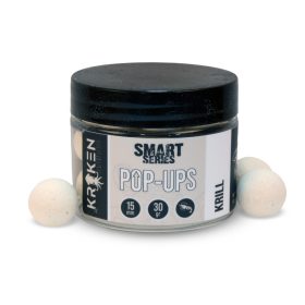   The Kraken Baits Smart Series Fluo White Krill 15mm Pop Up 30gr