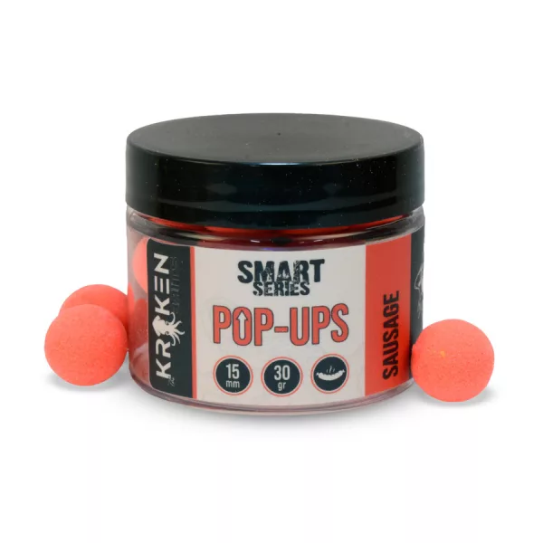 The Kraken Baits Smart Series Fluo Red Sausage 18mm Pop Up 30gr