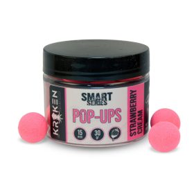   The Kraken Baits Smart Series Fluo Pink Strawberry Cream 12mm Pop Up 30gr