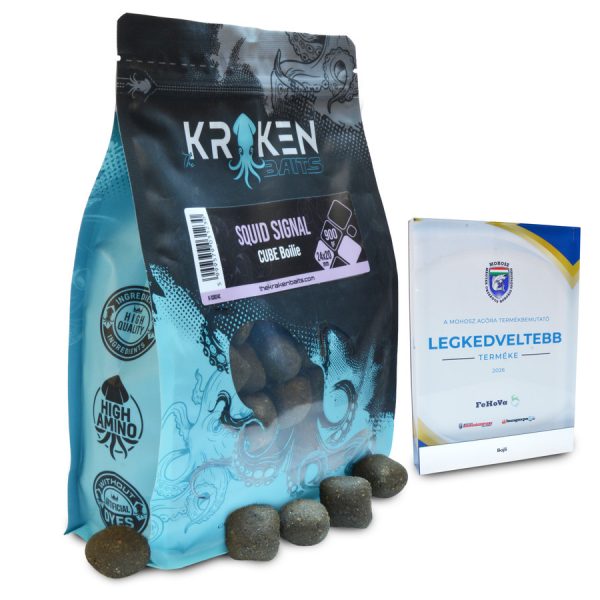 The Kraken Baits Squid Signal Shelf Life Cube Tintenfisch 24x20mm Boilie 900gr