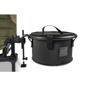   Korum Any Chair EVA Bowl & Riddle Futter Mischschale mit Halterung