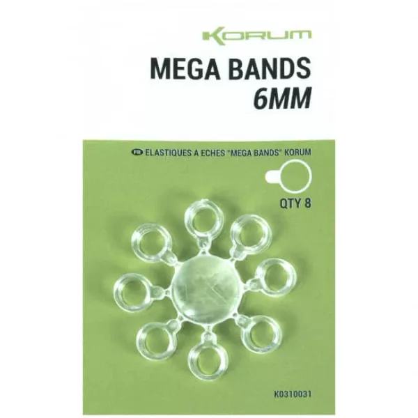 Korum Mega Bands 6mm Pelletring