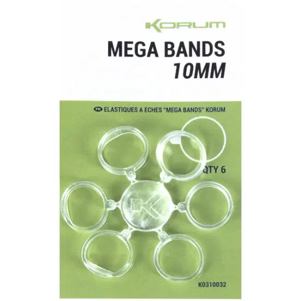 Korum Mega Bands 10mm Pellet-Ringe