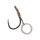 Korum Banded Hook Hairs 12 Widerhakenloser Boilie-Haken mit Öse und Pelletring 5 Stück