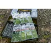 Korum Quickstop Hook Hairs 12 mit Öhr, mit Widerhaken, Monofil vorgebundene Haken 4 Stk.