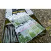 Korum Quickstop Hook Hairs 12 mit Öhr, mit Widerhaken, Monofil vorgebundene Haken 4 Stk.