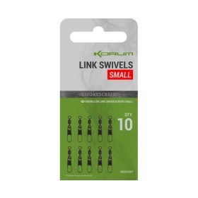 Korum Smokescreen Link Swivels Small Wirbel 10 Stk.