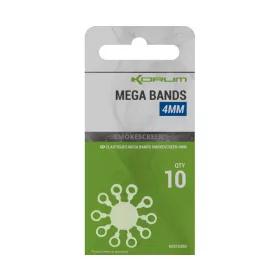 Korum Smokescreen Mega Bands 4mm Pelletringe 10 Stück