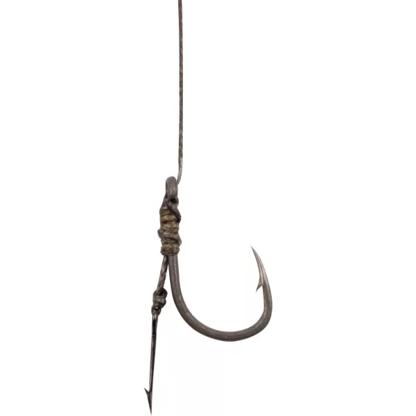 Korum Power Braid Spiked Method Hair Rigs 12 Ösen, Widerhaken Geflochtene Vorfachhaken mit Ködernadel 8Stk