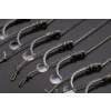 Korum Power Braid Method Hair Rigs 8 Ösen-, Hair Rig Geflochtene Vorgebundene Haken 8Stk