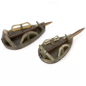 Korum Camo Method Twin Pack Feederkorb mit Füllwerkzeug L