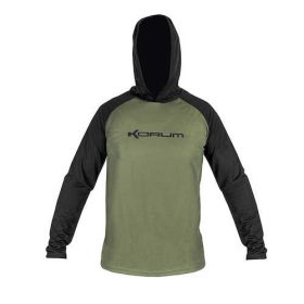   Korum - Dri-active Hooded Longsleeve T-Shirt - Langarmshirt - XXL
