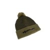 Korum Thermal Beanie Hat Schwarz-Olive Wintermütze