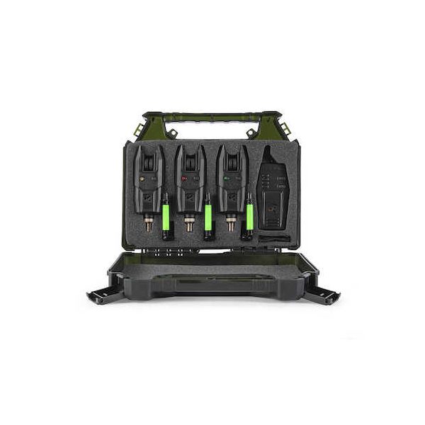 Korum Kbi-r 3-Rod Bissanzeiger Präsentationsset