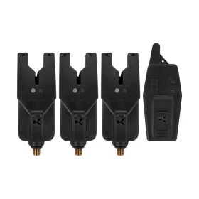   Korum KRI 3+1-teiliges elektronisches Bissanzeiger-Set mit 3 Swingern