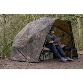   Korum Supa Lite Overnight Brolly Shelter Halb-Zelt 160x240x125cm