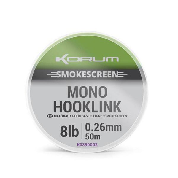 Korum Smokescreen Mono Hooklink 0,30mm Monofil Vorfachschnur 50m