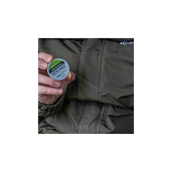 Korum Smokescreen Micro Braid 20lb Vorfachschnur