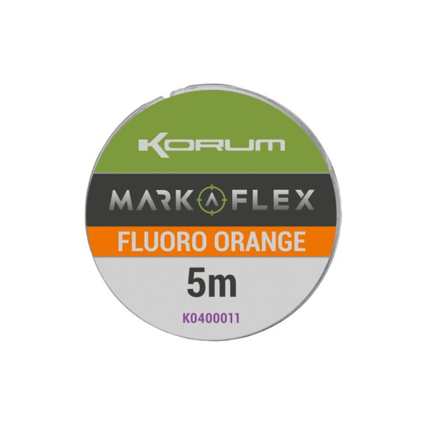 Korum Marka Flex Fluoro Orange Monofil Vorfachschnur 5m