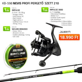 Nevis Profi Spinnset mit 2,10m Rute