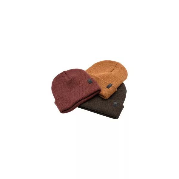 Korda LE Klassic Beanie Rostbraune Strickmütze