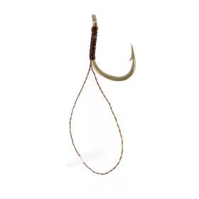   Korum Barbed Hook Hairs With Quickstops - Size 16 Monofil vorgebundenes Vorfach