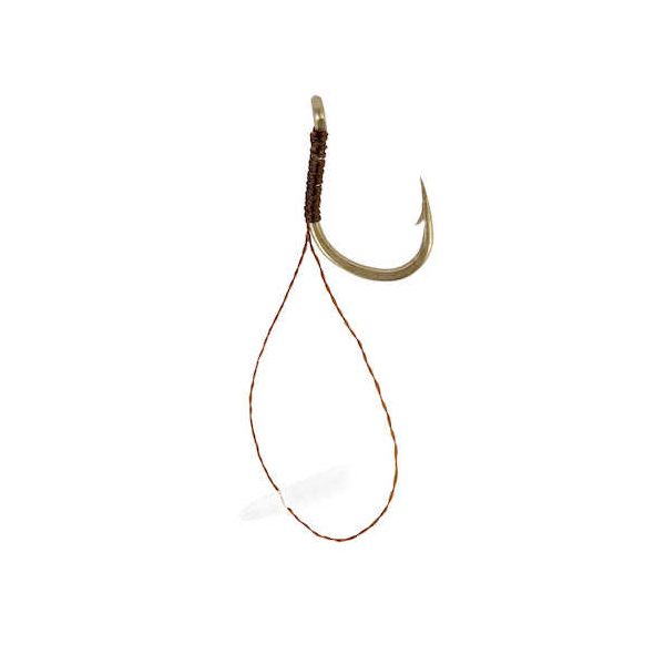 Korum Barbed Hook Hairs With Quickstops - Size 16 Monofil vorgebundenes Vorfach