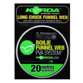   Korda Boilie Funnel Web Hexmesh 20 m Nachfüllpackung - PVA-Nachfüllpackung