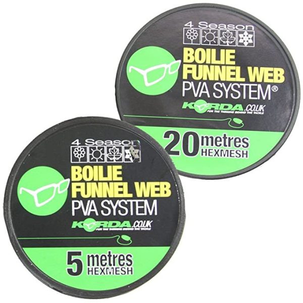 Korda Boilie Funnel Web Hexmesh 5 m Nachfüllpackung - PVA-Nachfüllung