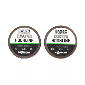 Korda Basix Coated Hooklink Beschichtetes Vorfach 18lbs 10m
