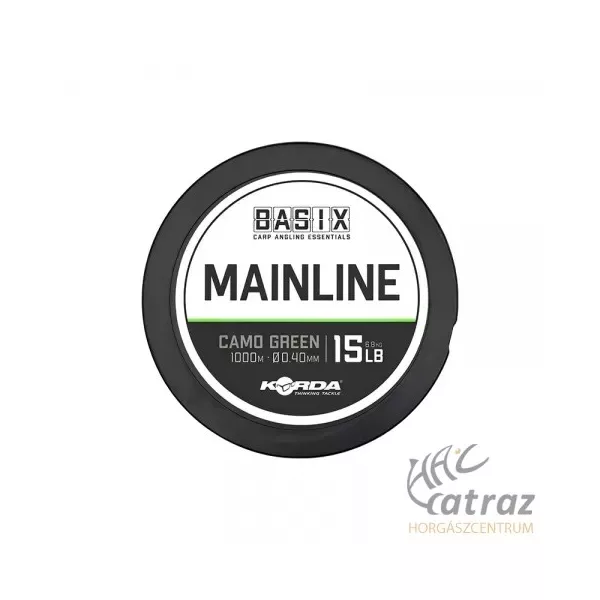 Korda Basix Hauptschnur 15lb/0.40mm 1000m - Korda Karpfen Monofil Schnur