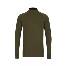   Korda Mock Neck Thermal LS Shirt Dark Olive Hosszú Ujjú Thermo Aláöltözet L