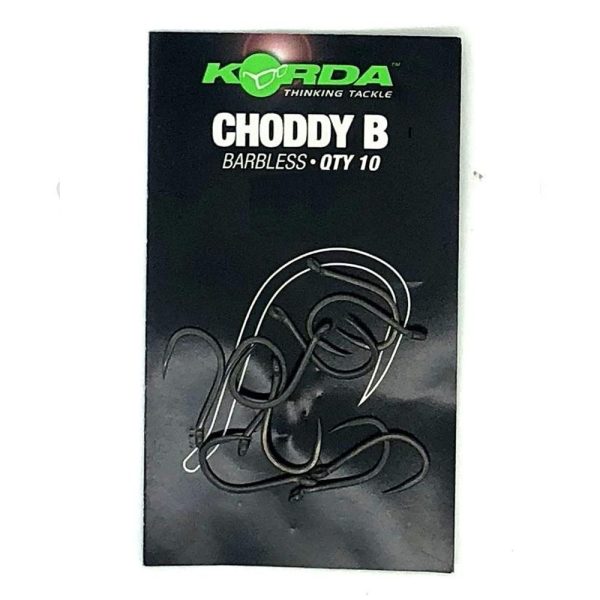 Korda Choddy B 10 Ösenloser, widerhakenloser Haken 10 Stück