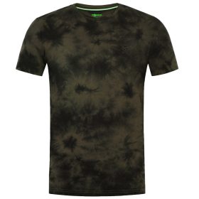 Korda Tie Dye Dunkeloliv T-Shirt L